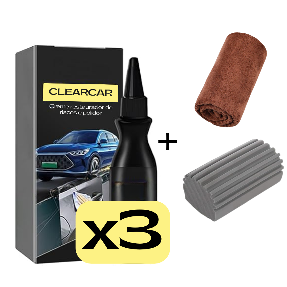 ClearCar | Creme restaurador de riscos e polidor