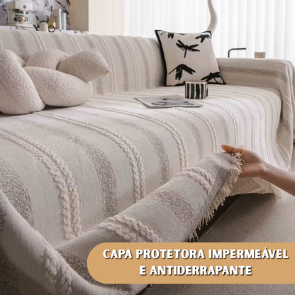 SofáDeco: Cobre Sofá Protetor Impermeável e Antiderrapante
