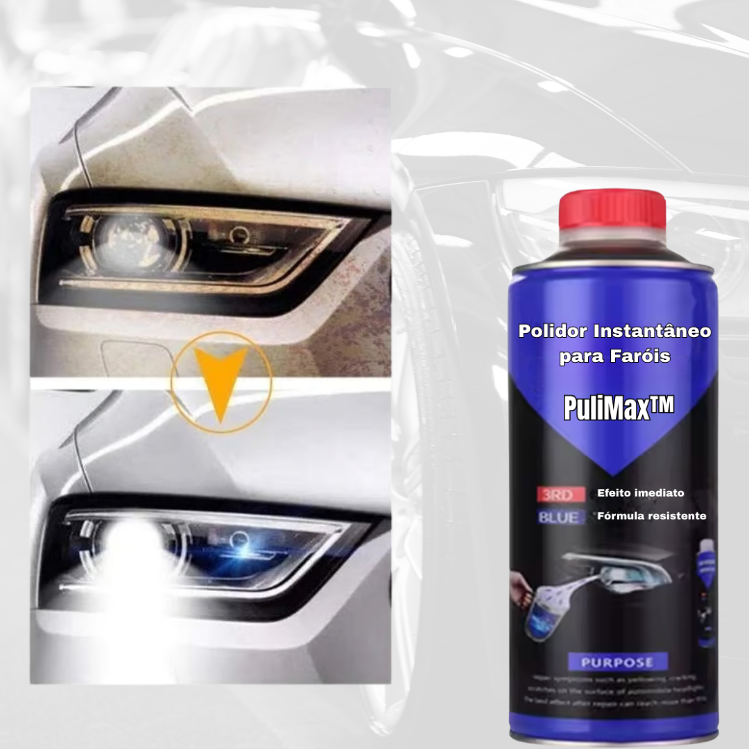 PuliMax™ | Spray Polidor Instantâneo para Faróis