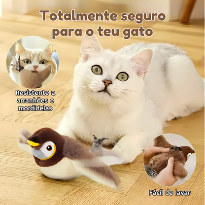 FlappyBird: Pássaro Voador de Brinquedo para Gatos
