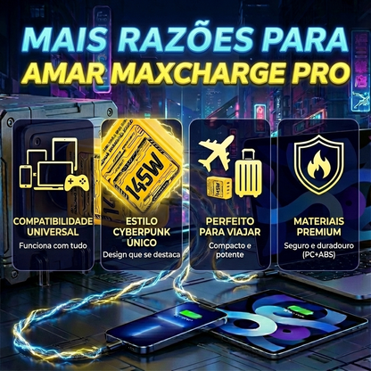 MaxCharge Pro – Carregador USB-C ultrarrápido