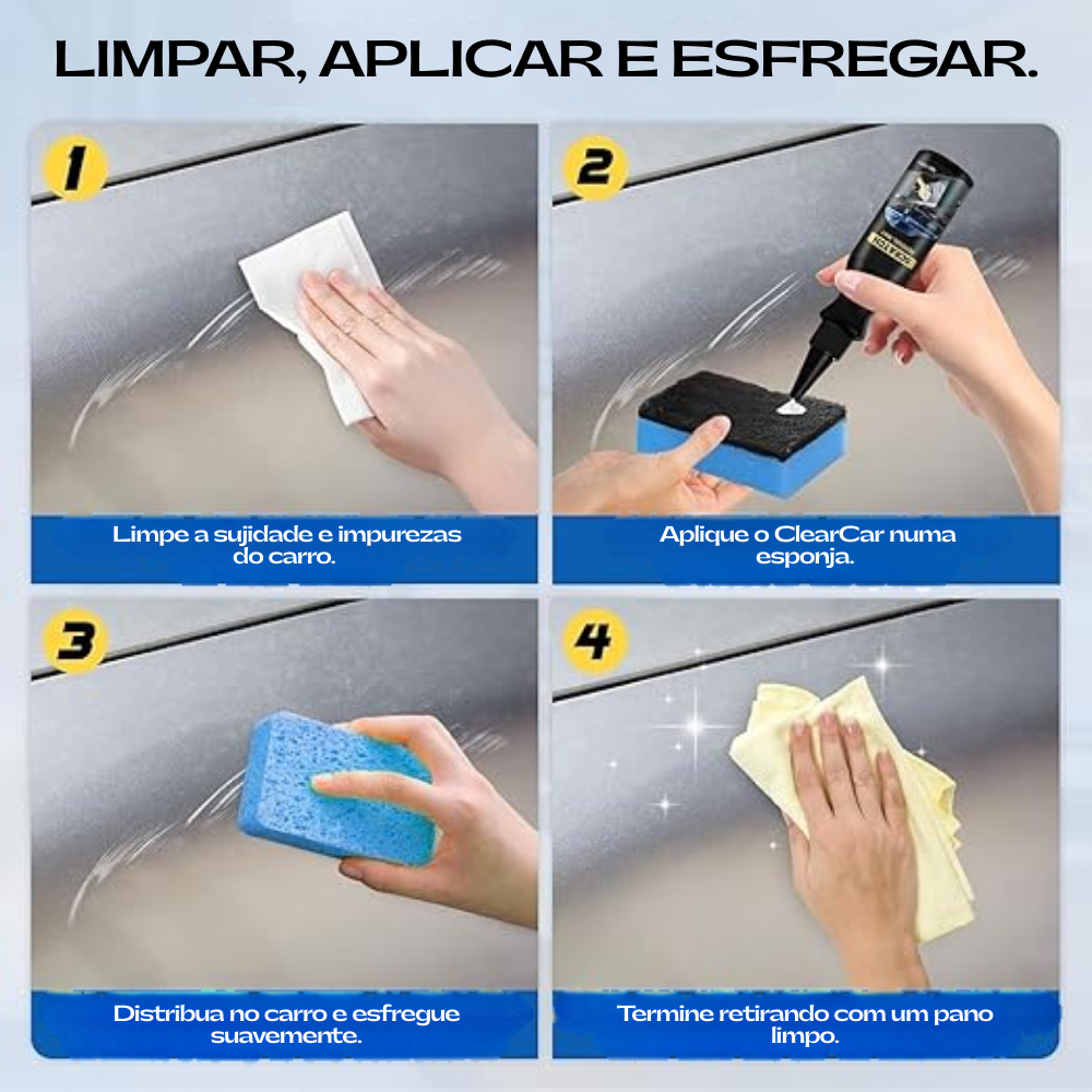 ClearCar | Creme restaurador de riscos e polidor